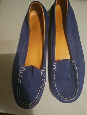 Austin Heller Ripley Blue Suede Loafer